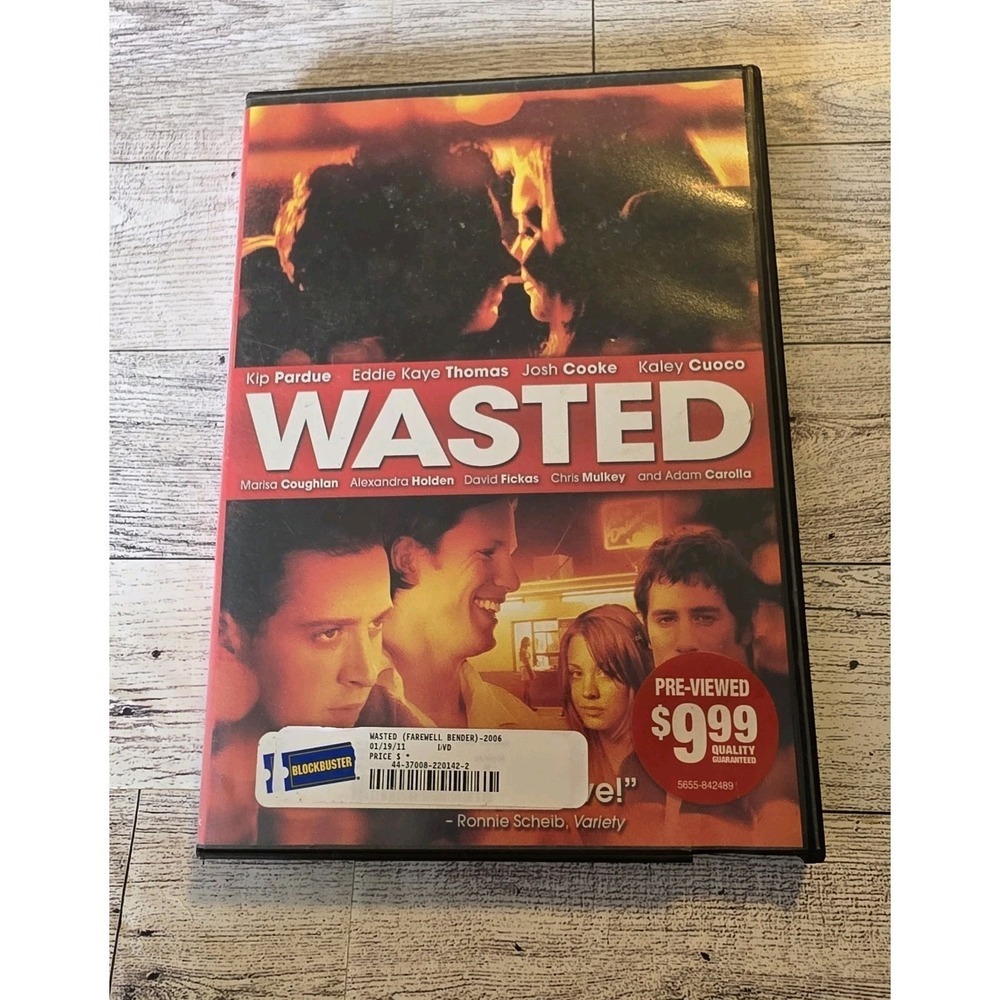 Wasted DVD 2006 Kaley Cuoco Kip Pardue